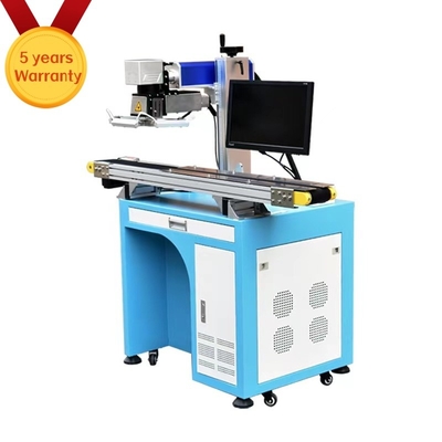 Μηχανή σήμανσης λέιζερ 30W 50W Mopa Fiber Laser με μεταγωγικό συστήματος τοποθέτησης κάμερας